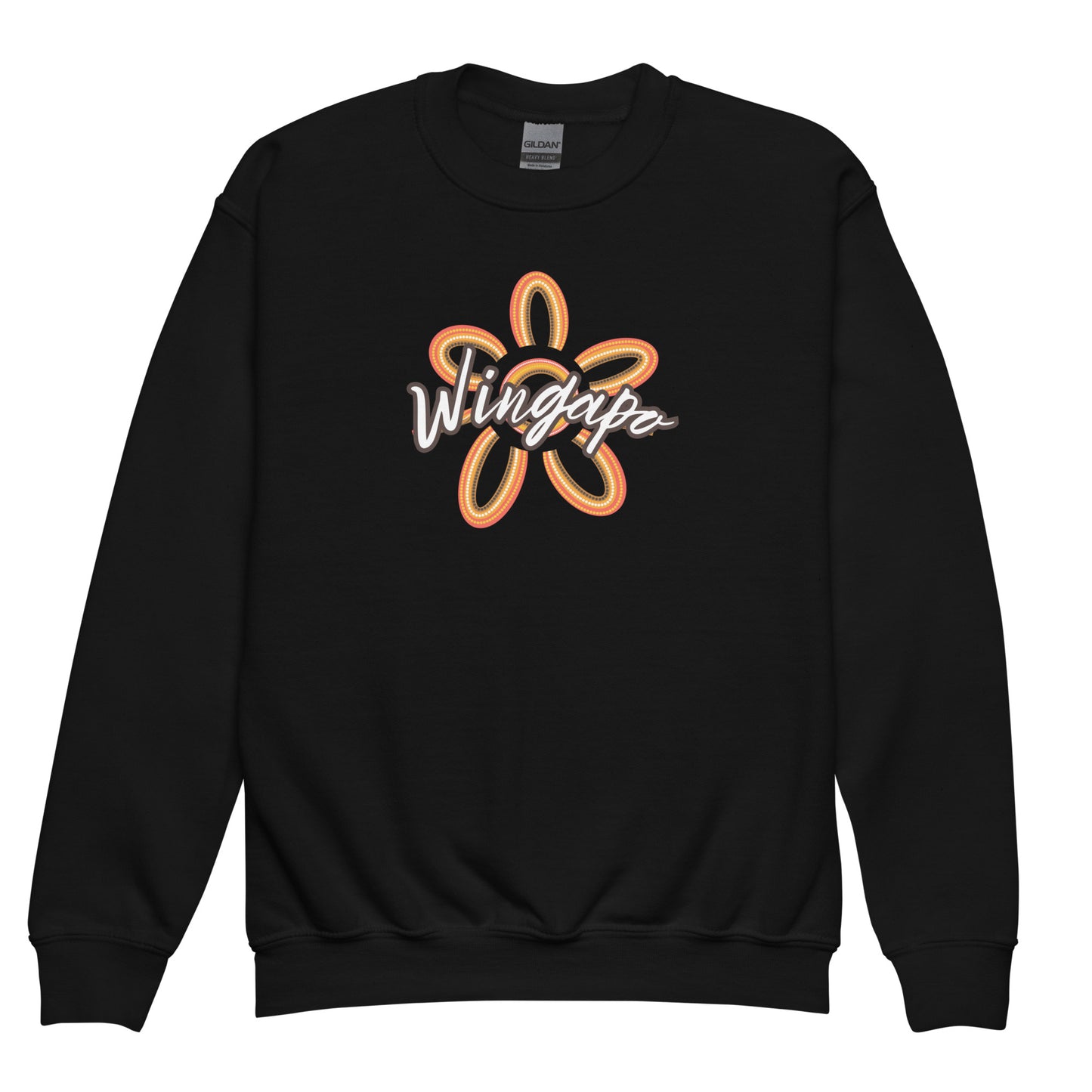WS Wingapo Flower Youth Crewneck Sweatshirt