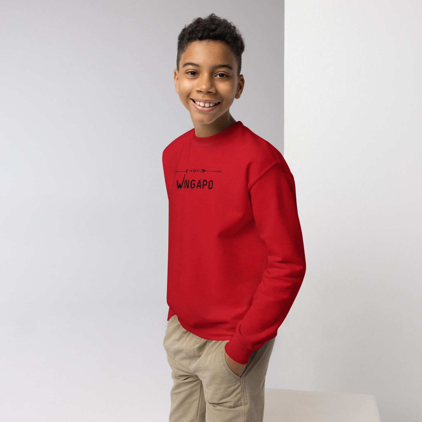 WS Wingapo Arrows Youth Crewneck Sweatshirt