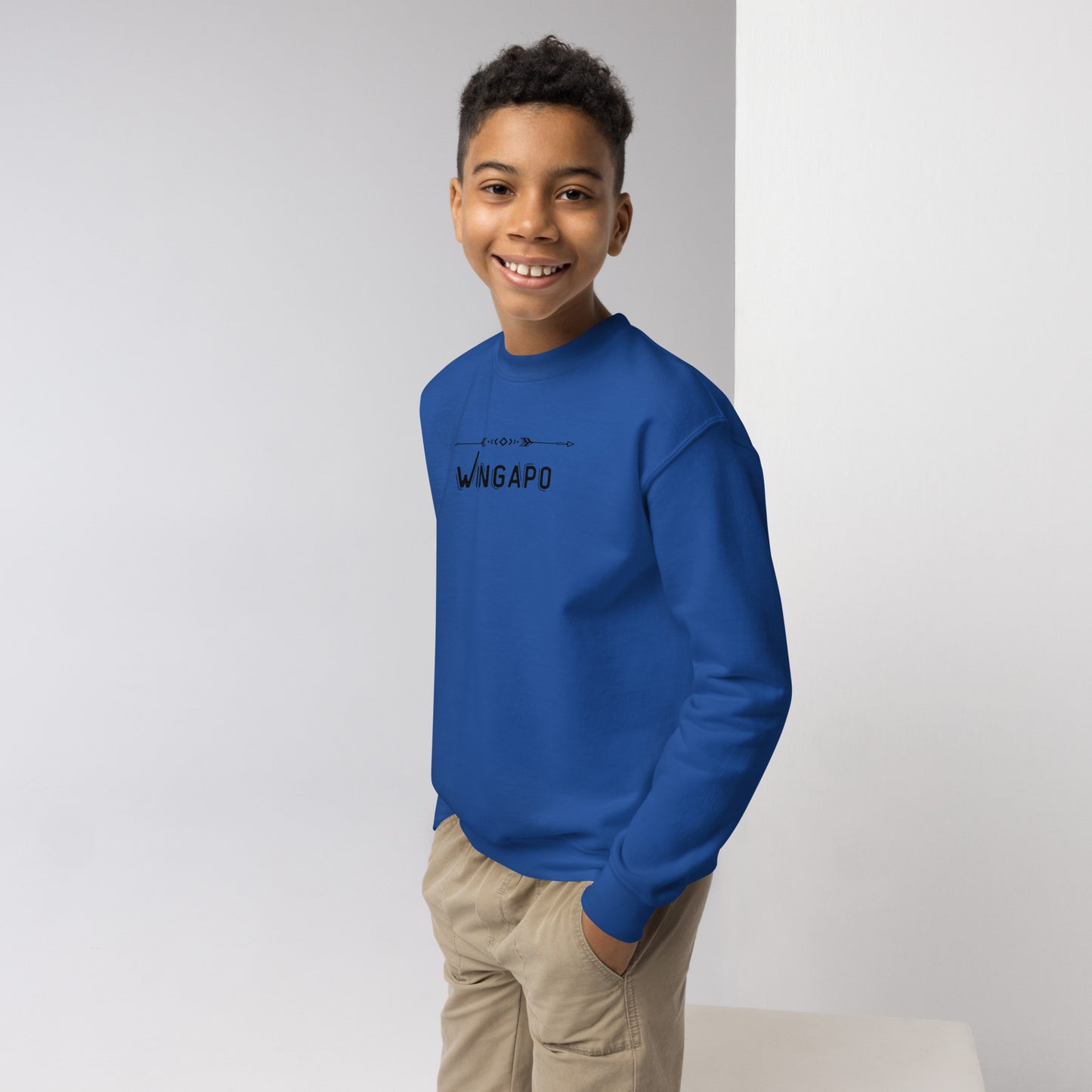 WS Wingapo Arrows Youth Crewneck Sweatshirt