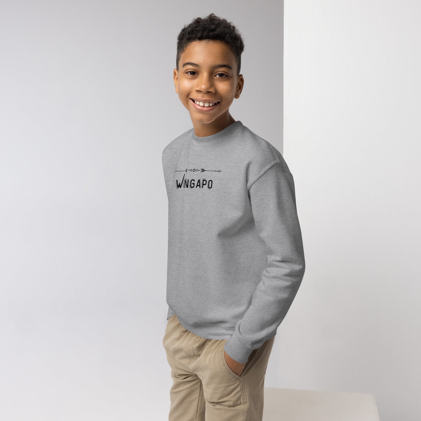 WS Wingapo Arrows Youth Crewneck Sweatshirt