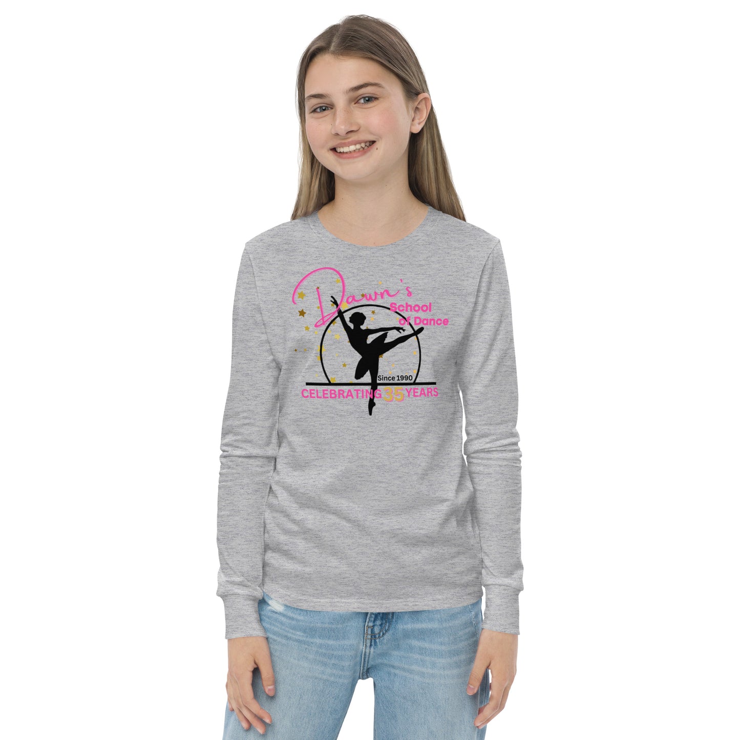 DOSD Logo- 35 Yr Star Unisex Youth Long Sleeve T-Shirt