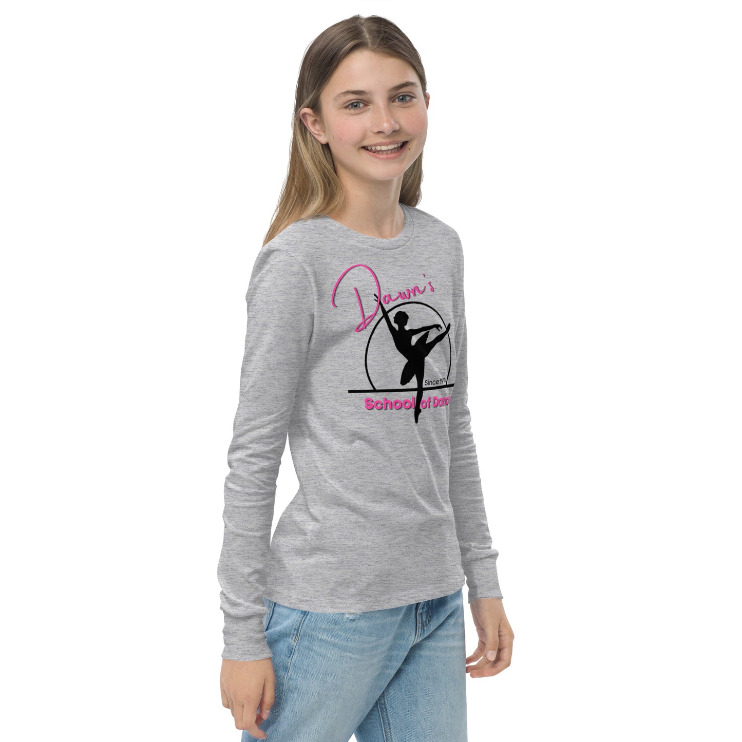 DSOD Logo- Pink Youth Unisex Long Sleeve T-Shirt