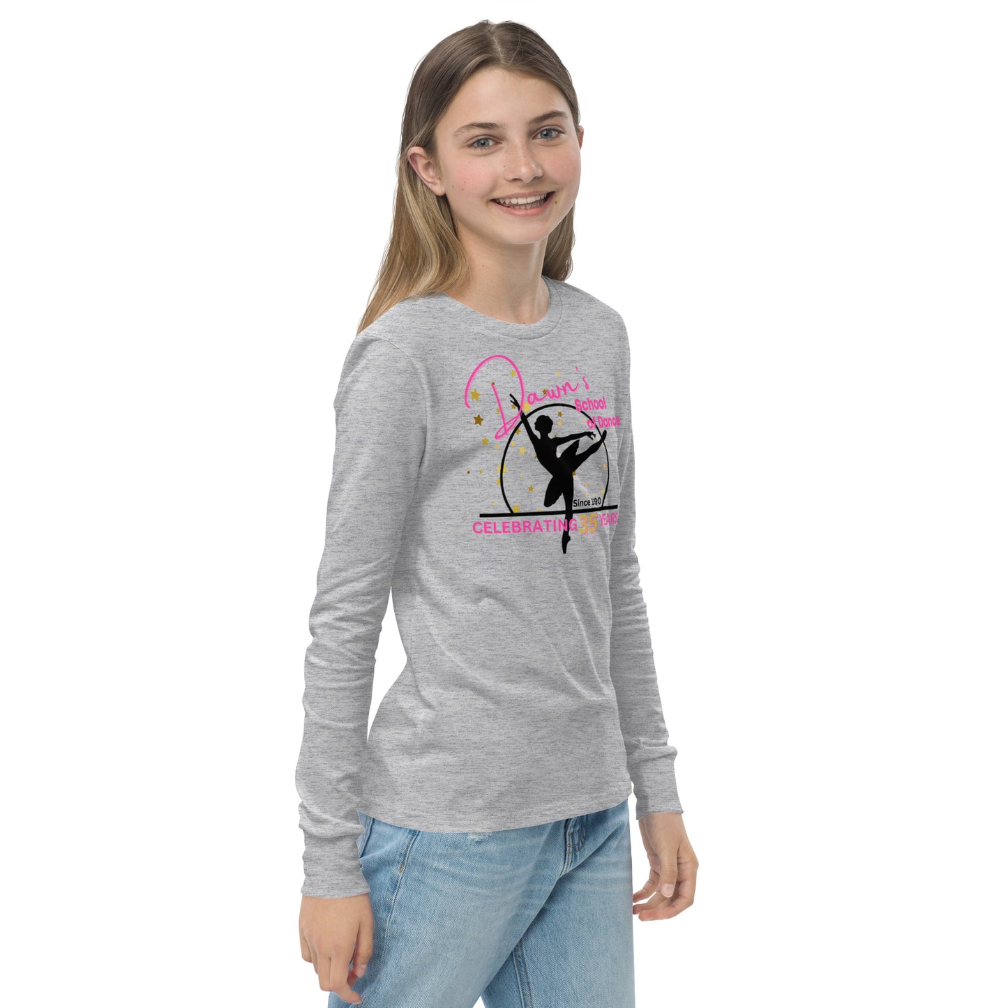 DOSD Logo- 35 Yr Star Unisex Youth Long Sleeve T-Shirt