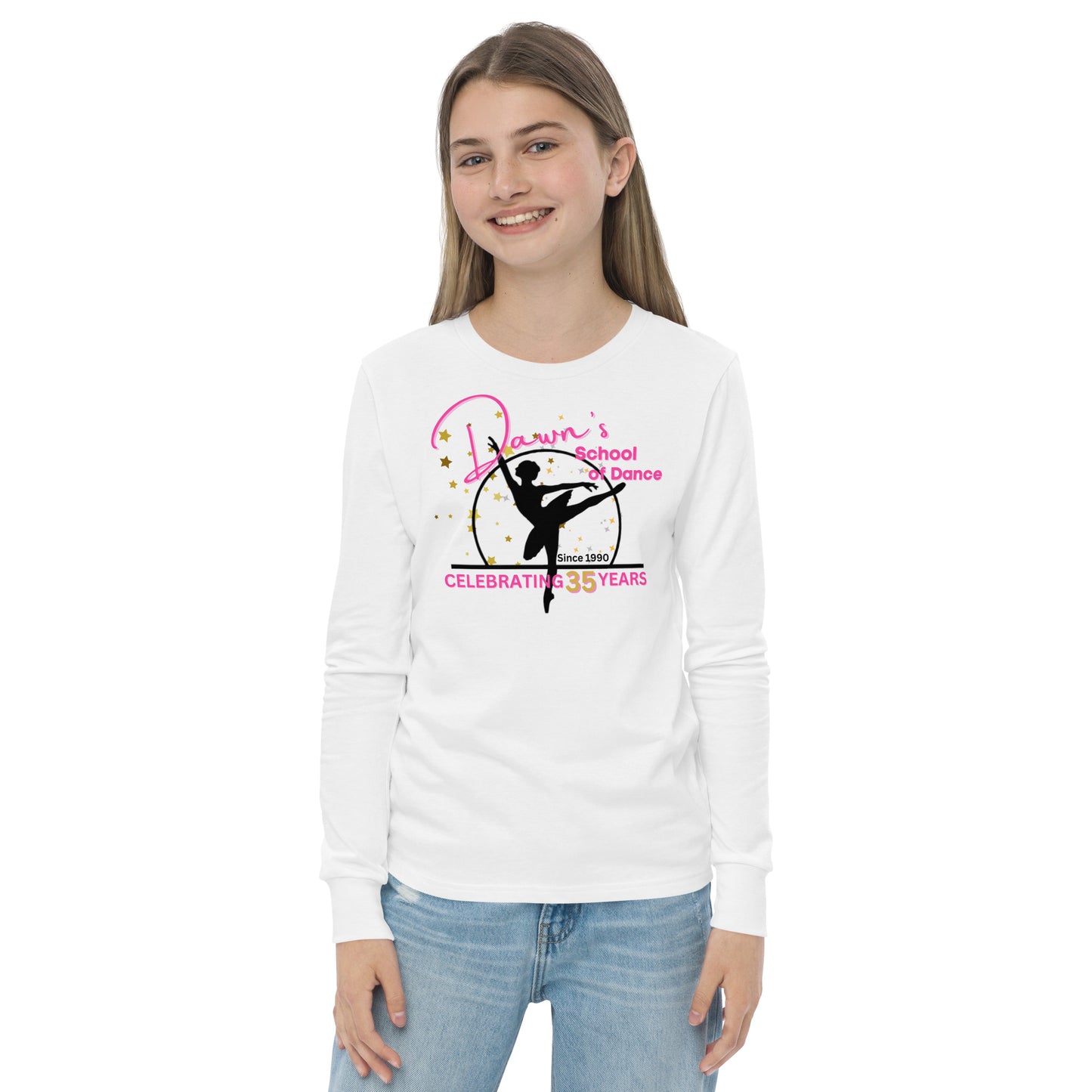 DOSD Logo- 35 Yr Star Unisex Youth Long Sleeve T-Shirt