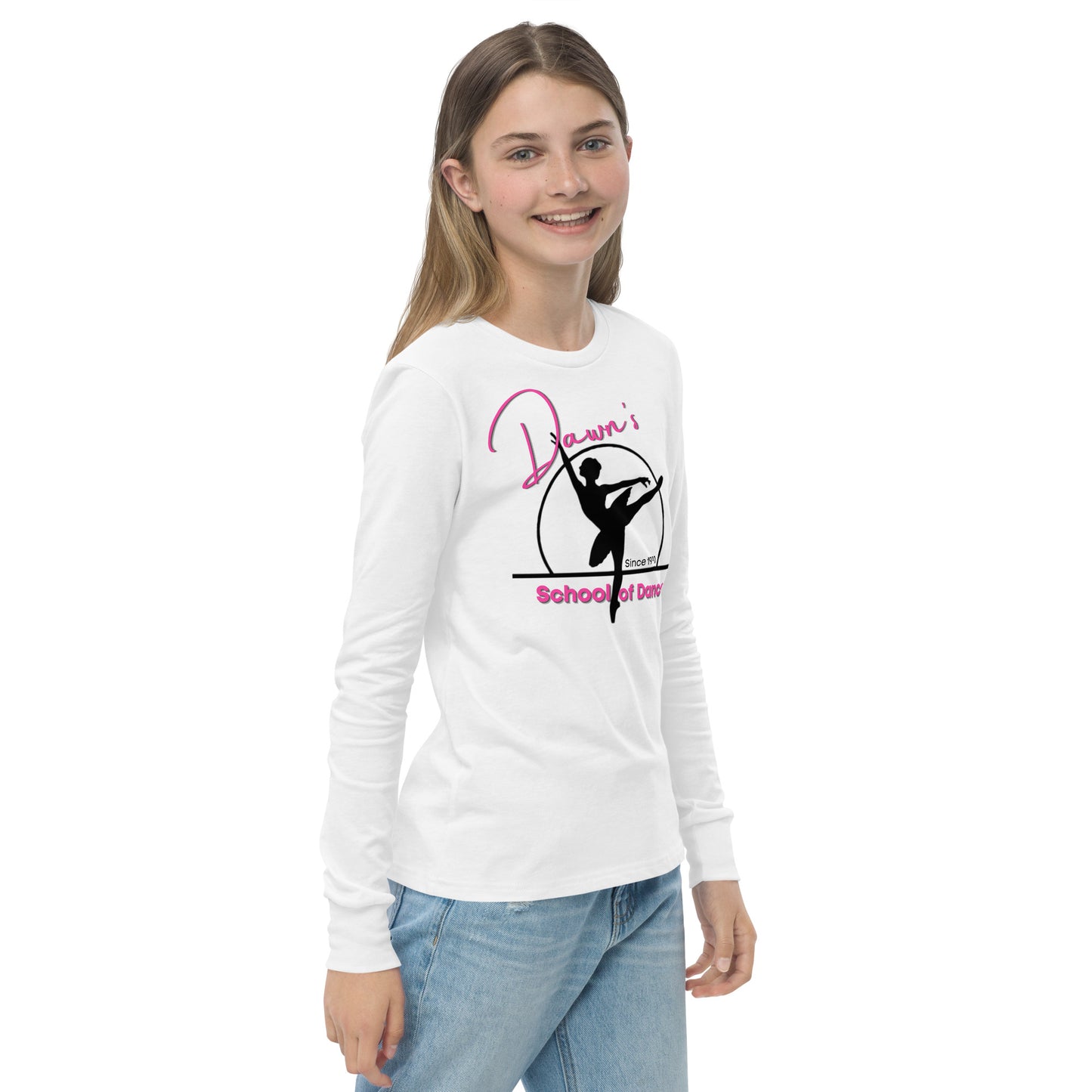 DSOD Logo- Pink Youth Unisex Long Sleeve T-Shirt